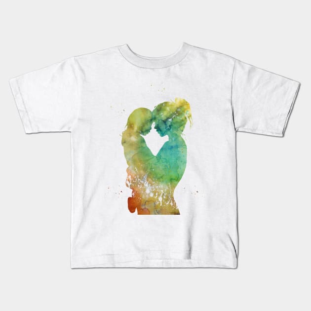 Mother and daughter Kids T-Shirt by erzebeth